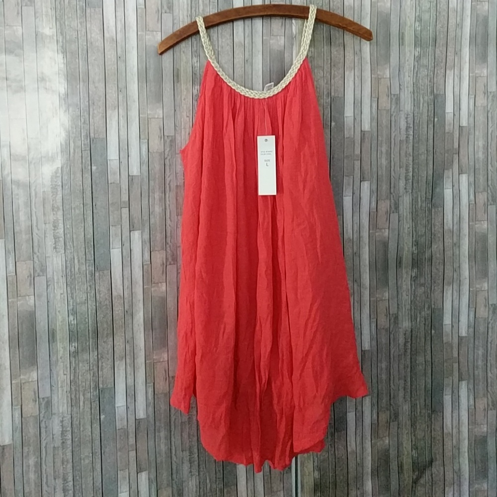 Noveau Monde Coral Colored Dress